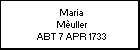 Maria M�uller