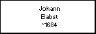 Johann Babst