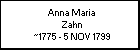 Anna Maria Zahn